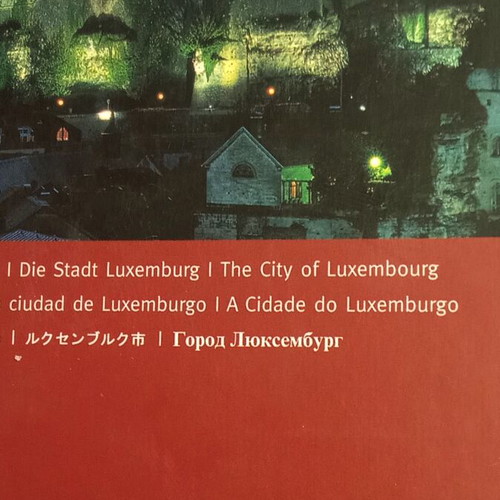 Luxembourg travel books used, 2 volumes, French