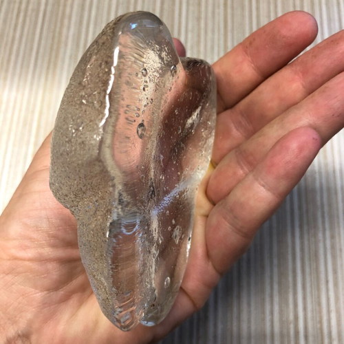 Artistic glass paperweight sculpture