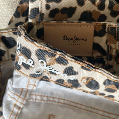 Pepe Jeans leopard print pants for girl like new