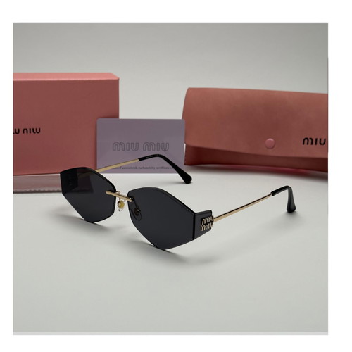 Miu Miu Oval Black Sunglasses New Collection UV400