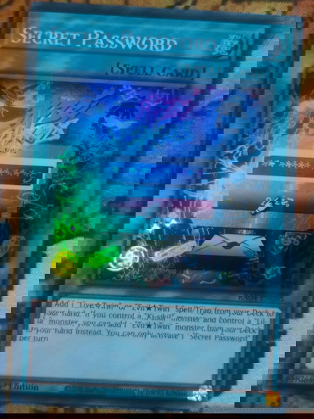 Secret Password (Super Rare, Yugioh)