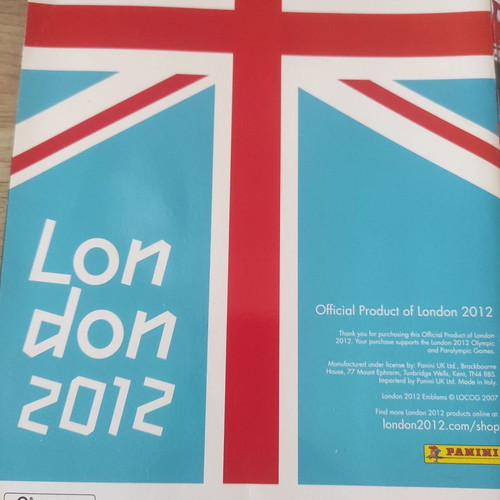 Panini album Olympic Games 2012 London used