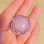 Purple plastic ring like new