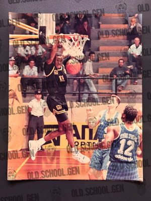 Authentic Dereck Hamilton AEK Basketball Photo 20x25 cm used