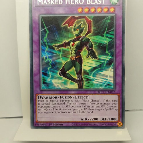 Masked HERO Blast Yu-Gi-Oh! card