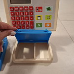 Ζυγαριά και ταμιακή μηχανή ξύλινα Montessori σαν καινούργιο