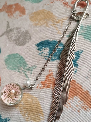 Sakura glass bookmark new