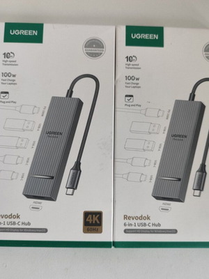 Ugreen USB Hub 6 σε 1 4K 60Hz Super Speed