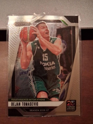 2024-25 Panini Prizm Euroleague κάρτα Dejan Tomasevic ΠΑΟ σαν καινούργιο