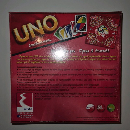 UNO EKO board game new in packaging