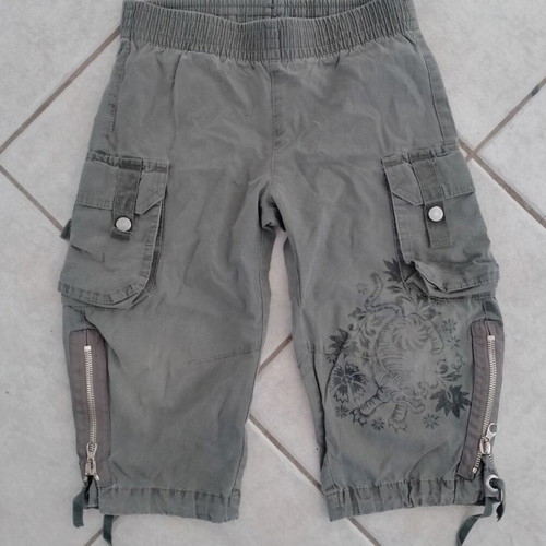 Benetton bermuda shorts used for boys XS 110cm gray