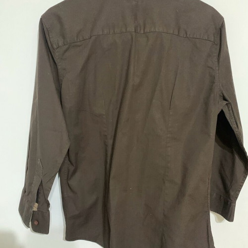 Burberry 3/4 sleeve shirt used, brown size M