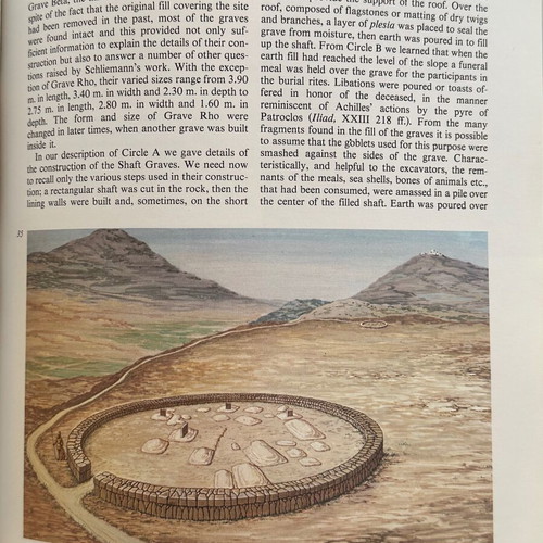 Mycenae Rich In Gold 1983 hardcover book like new
