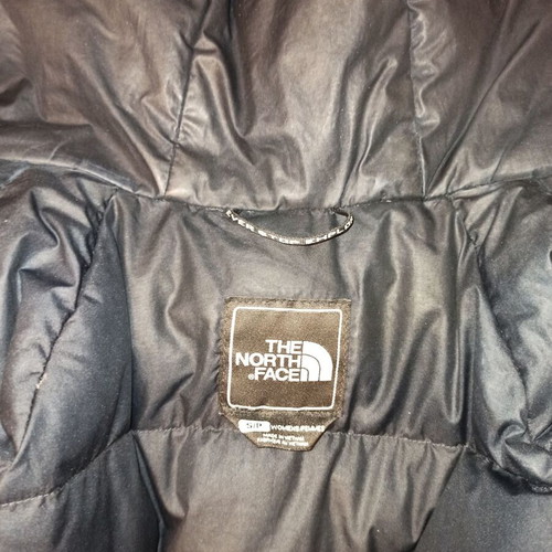 The North Face women's winter long jacket used, size S, navy