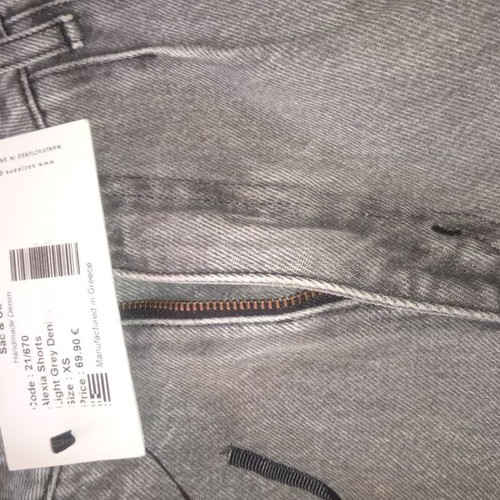 Sac&Co denim bermuda like new, gray, size XS