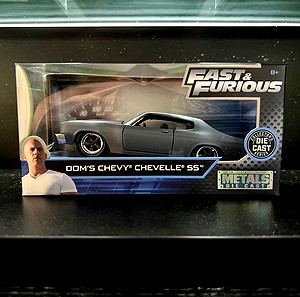 FAST AND FURIOUS "CHEVY CHEVELLE 55" Silver