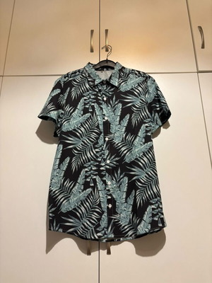 Relaxed fit short-sleeve shirt like new, multicolor, size S