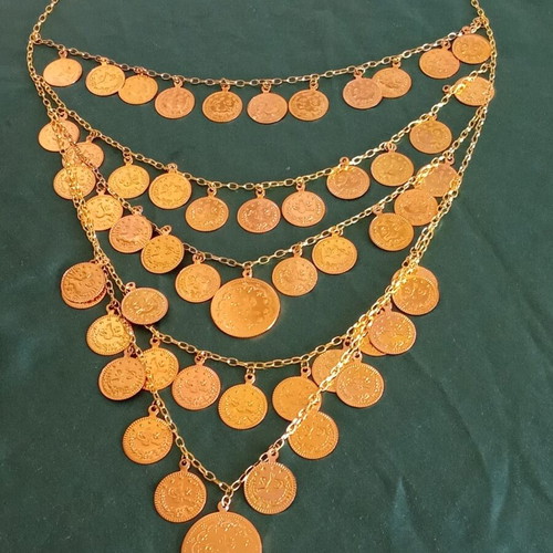 Handmade Boutique Necklace with 30 Pendants from Tryavna