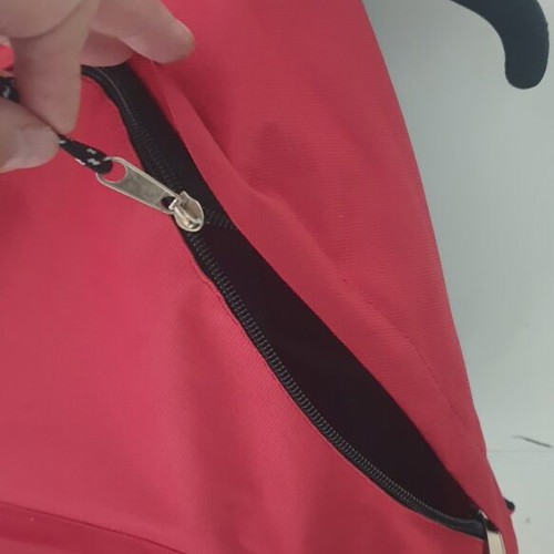 School Backpack red color like new