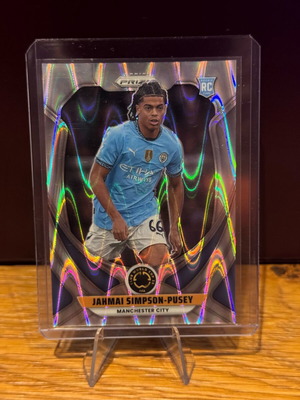Jahmai Simpson-Pusey Rc Manchester City Silver Wave Panini Club World Cup 2025 new