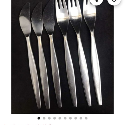 Gense Focus Cutlery Set like new, Swedish stainless steel