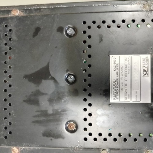 Kenwood KAC-8070 4-Channel Car Amplifier, Made in Japan