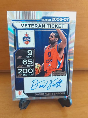 2026 Euroleague Contenders CSKA Vanterpool Veteran Ticket new
