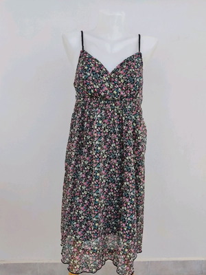 Floral dress No.M like new, multicolored
