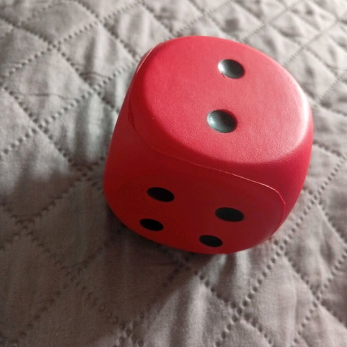 Squishy dice unused