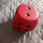 Squishy dice unused