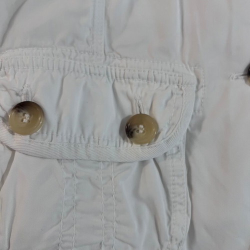 Cerruti 1881 jacket with lace details and large buttons, white, size S