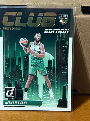 Panini Donruss Euroleague Club Edition Keenan Evans 2024-25 card new