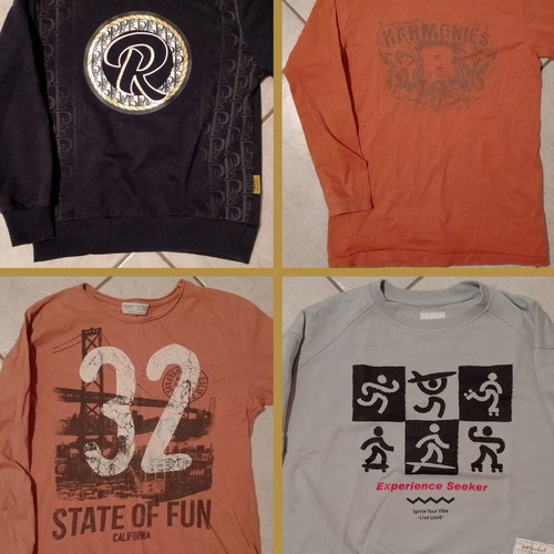 Boys' T-shirt pack used, 4 pieces, size 140 cm, Zara
