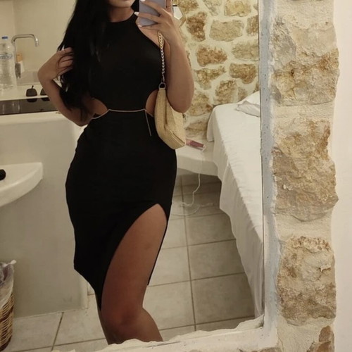 Sexy black dress new, impressive for -  10,00 - Vendora.cy