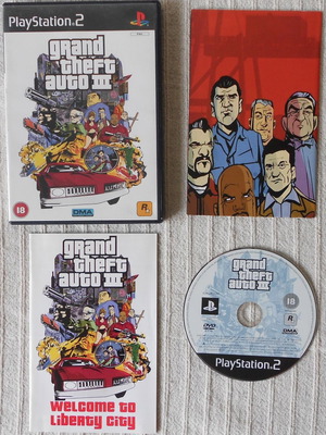 Grand Theft Auto III για PlayStation 2 μεταχειρισμένο με βιβλιαράκι