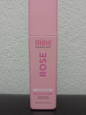 Facial tan mist new, moisturizing with rose water