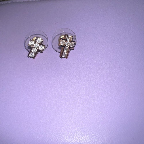 Earrings with rhinestones like new