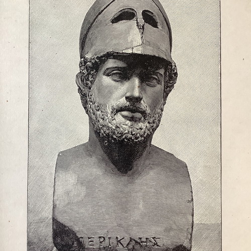 Pericles woodcut 1880 used