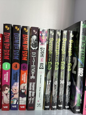 Manga lot 13 volumes like new, English and other languages