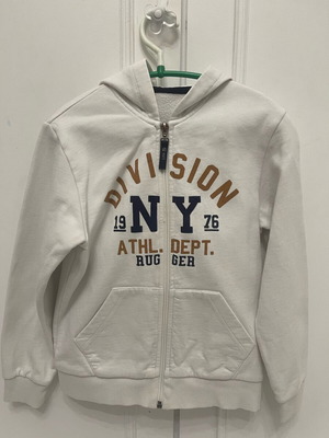 Lapin boys' jacket size 128 cm, like new, white, age 8
