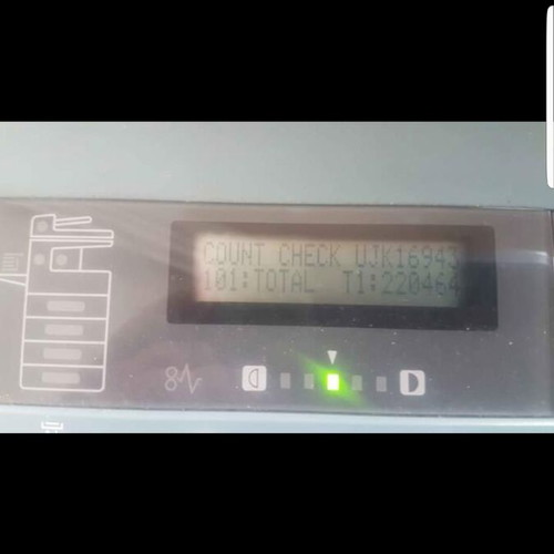 Canon photocopier used with low copy count