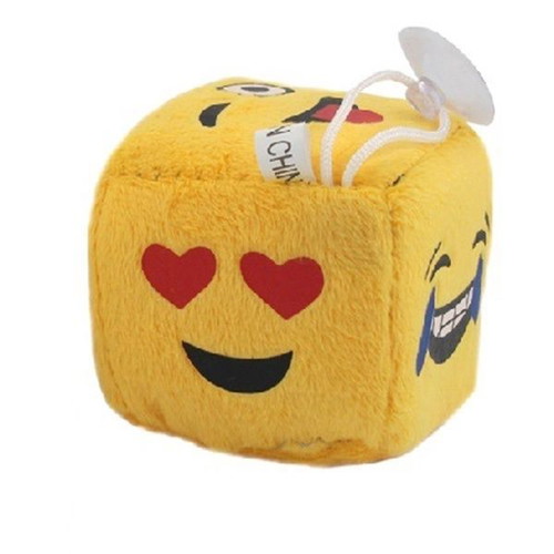 Suction toy faces plush new, 6 cm