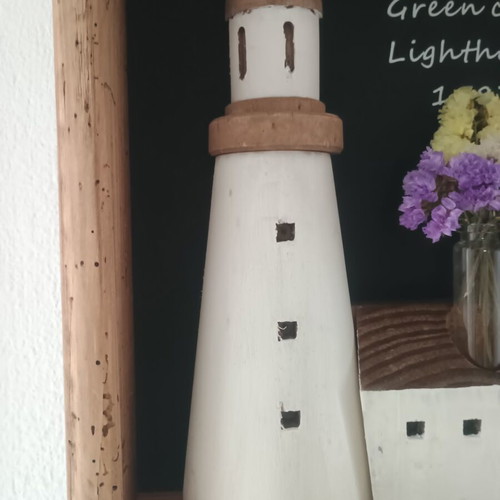 Wall clock made of solid wood, new, digital display