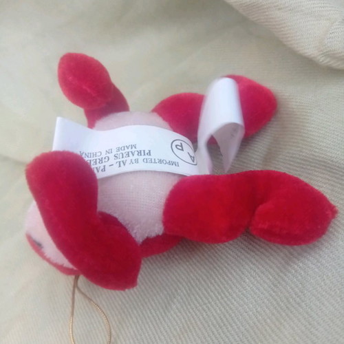 Plush frog 10cm washed