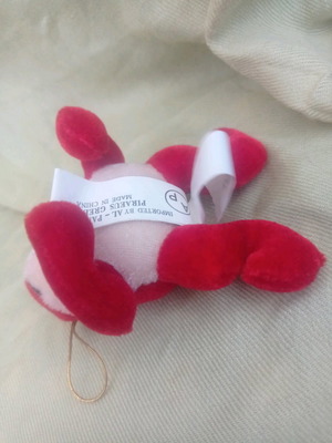 Plush frog 10cm washed