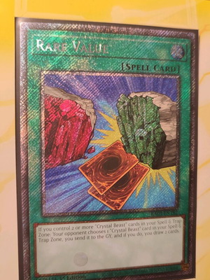 Rare Value Yu-Gi-Oh! card like new with Ultra Pro protective sleeve