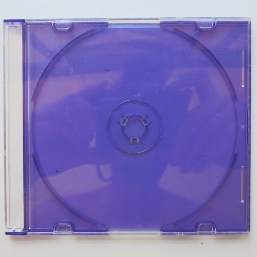 CD/DVD slim case single new, purple