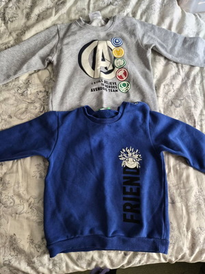 Benetton boys' sweatshirts for 3 years old like new, 2 pieces