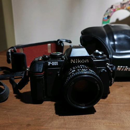 Nikon F 301 camera used