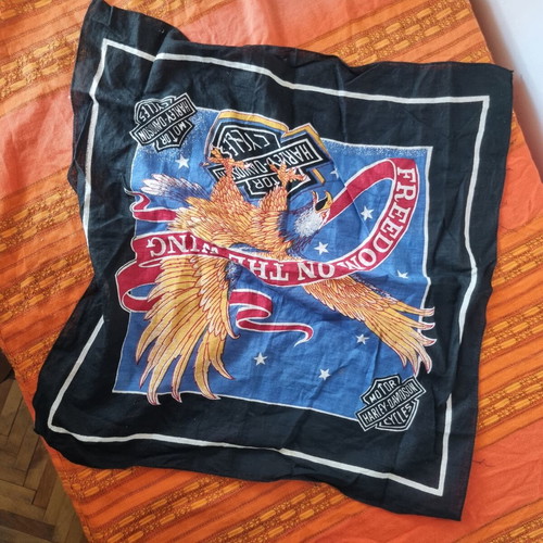 Harley Davidson vintage cotton bandana as new